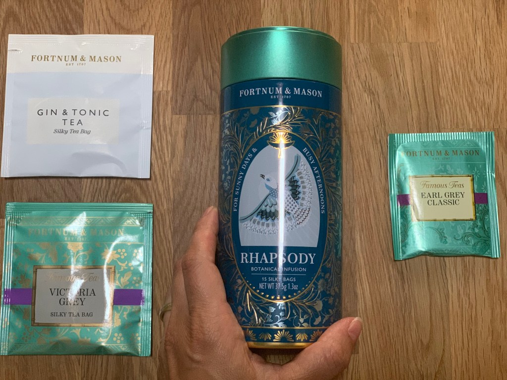A selection of teas I bought recently in London. This is one of my best tips for healing while down.